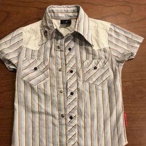 Knuckleheads Boys Western Pearl Snap Shirt Size 2T